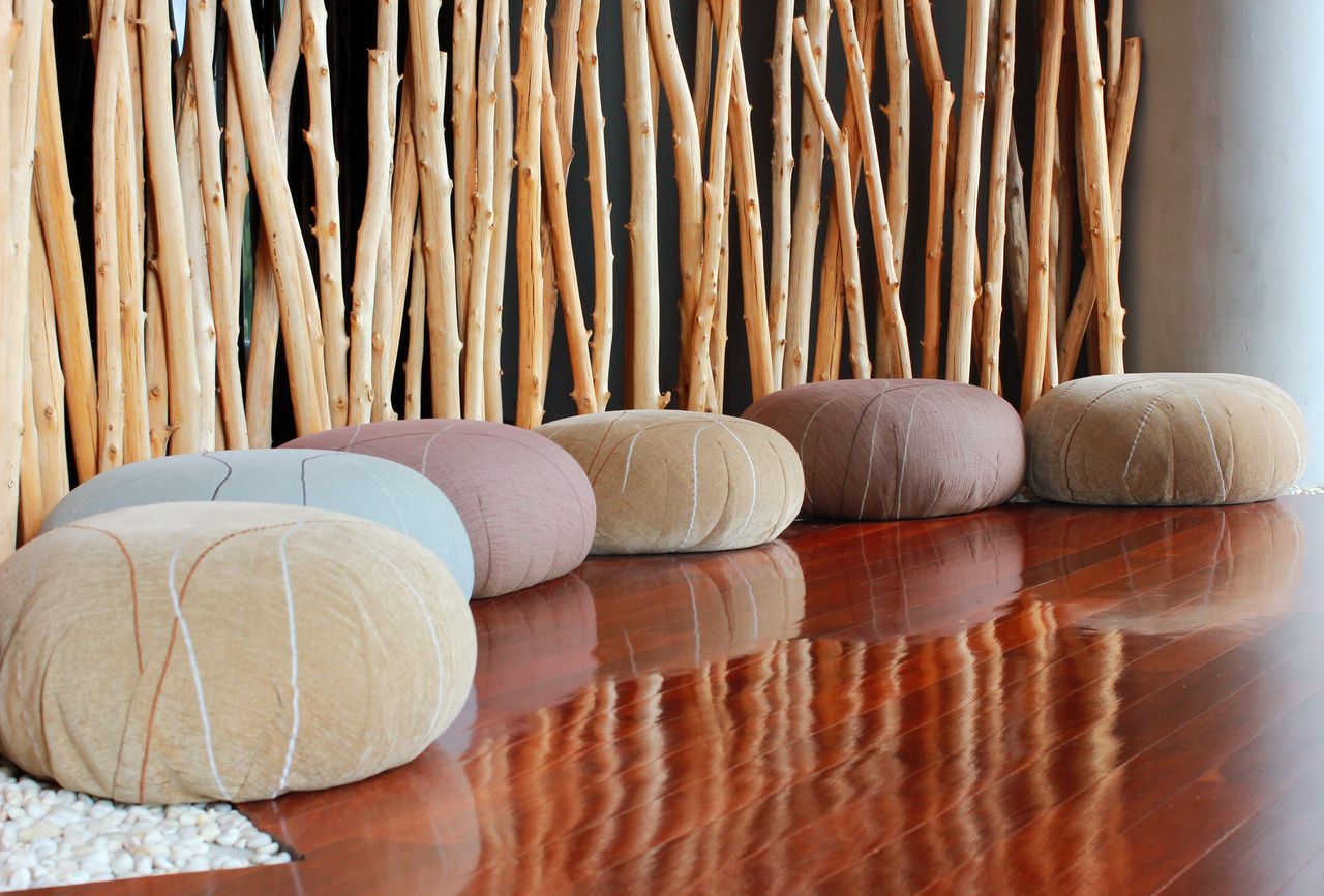 zafu et coussin de méditation
