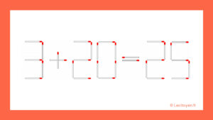 Le Défi des Allumettes : Résolvez cette Équation en Moins de 30 Secondes!