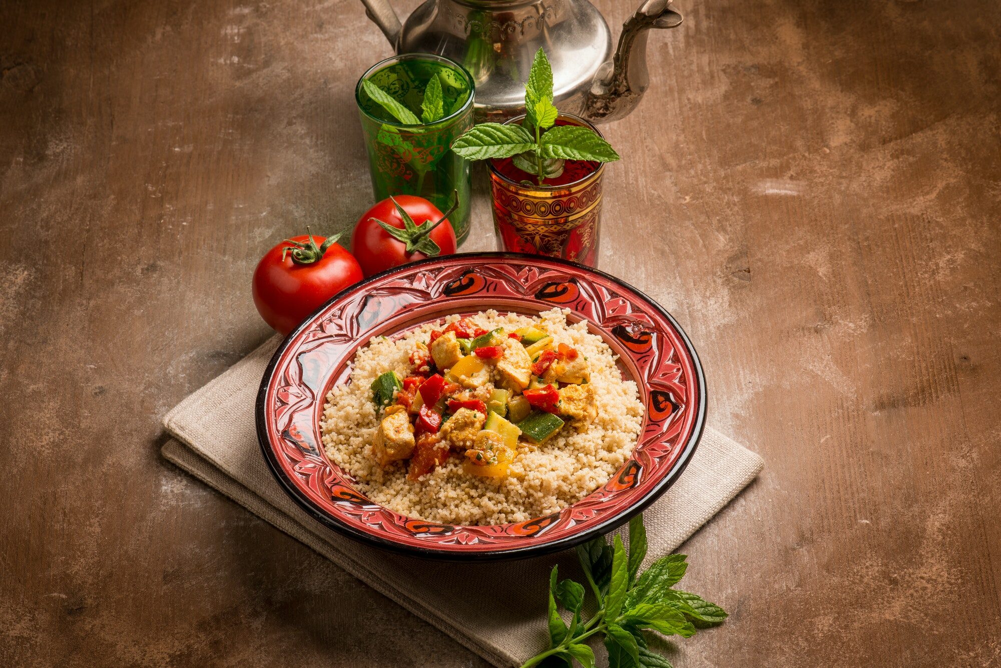 Voici les parfaites alliances entre vins rouges et couscous