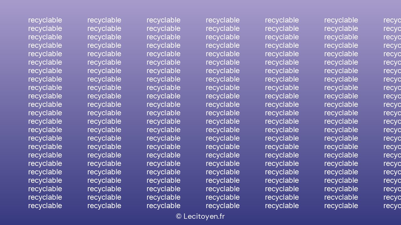 Allez-vous réussir à repérer le terme différent dans cette image remplie de recyclables? Allez-vous réussir à repérer le terme différent dans cette image remplie de recyclables?