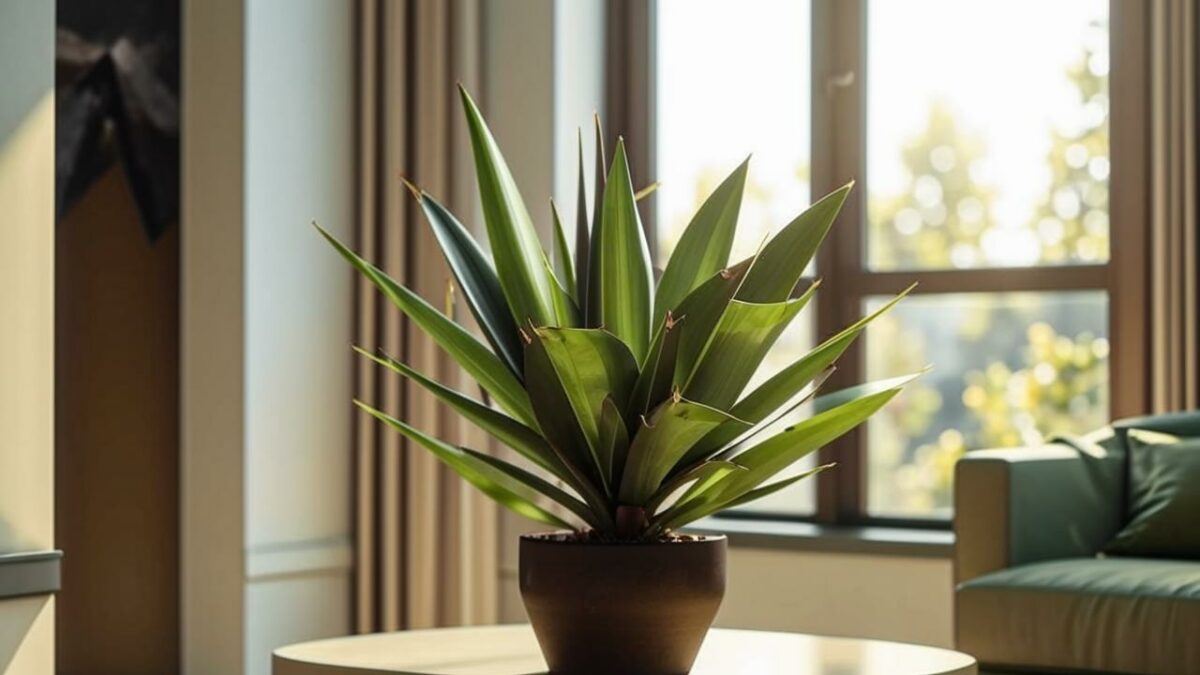 plante Yucca en pot