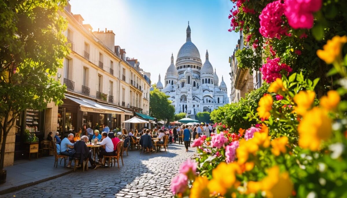 Montmartre aux beaux jours : découvrez l'incontournable quartier parisien ensoleillé