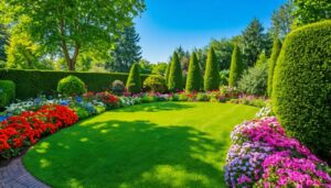 un beau jardin sans mauvaises herbes
