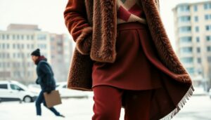 Jupe sur pantalon : le retour inattendu d’une tendance audacieuse pour l’hiver 2024-2025