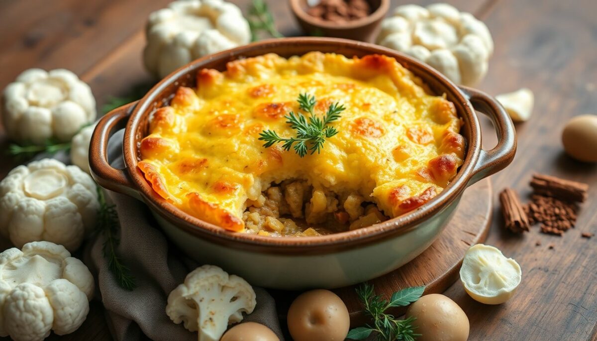 Parmentier au chou-fleur