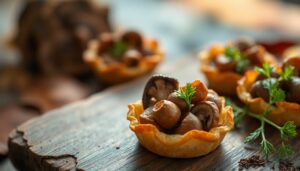 Tartelettes forestières aux champignons sauvages : un délice d'automne en bouchées