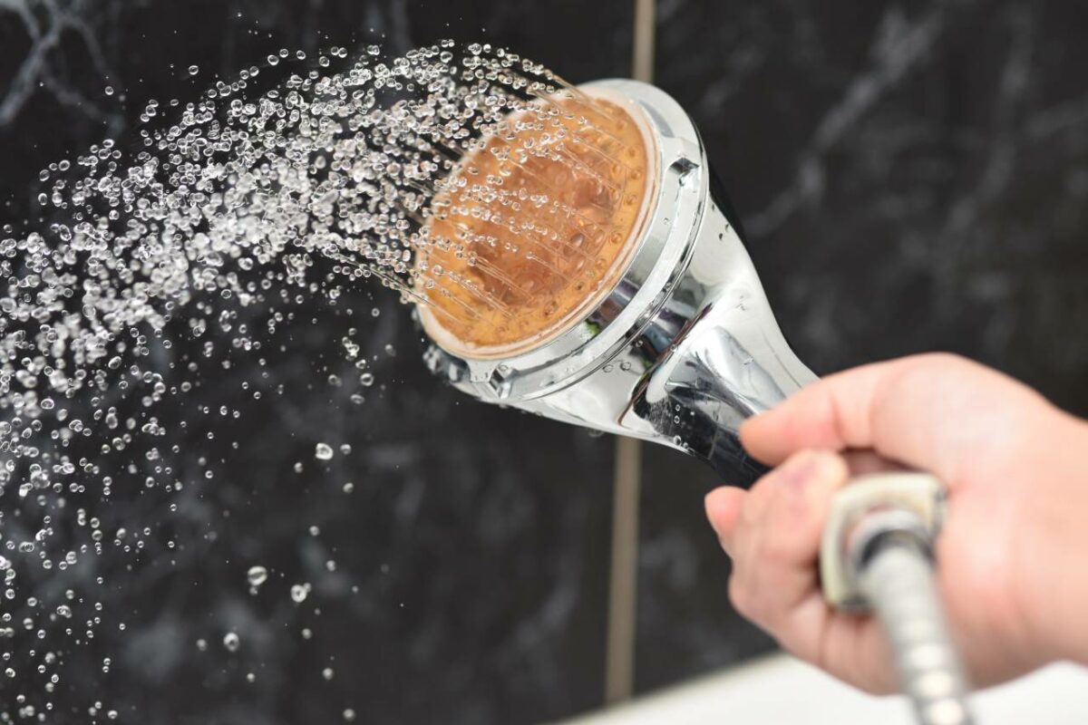 pommeau de douche calcaire