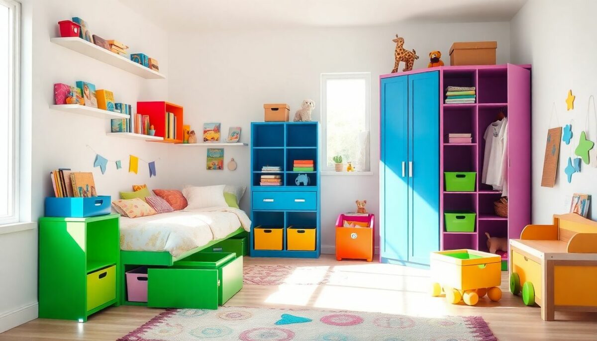 Chambre d'enfants : 5 solutions de rangement pratiques pour un espace toujours en ordre